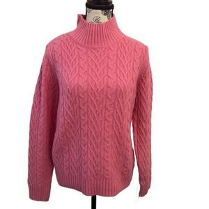 On 34th Turtleneck Sweater Women’s Small Bright Pink